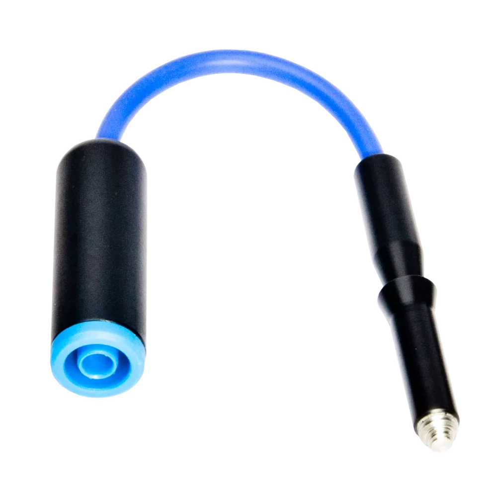 Adapter csatlakozósínhez, M4 és M6 menettel (Kék)