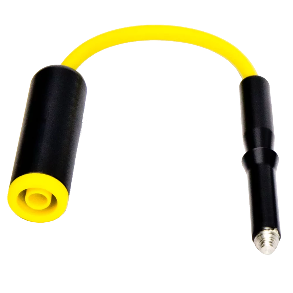 Adapter csatlakozósínhez, M4 és M6 menettel (Sárga)