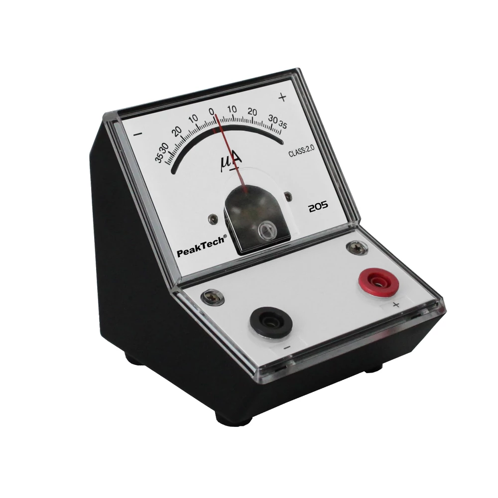 Peaktech 205-08 - Analóg galvanométer, ± 35 µA DC