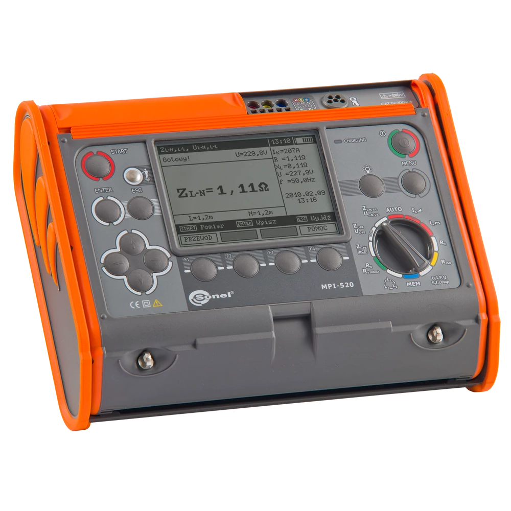Sonel MPI-520 - Multifunkciós érintésvédelmi műszer