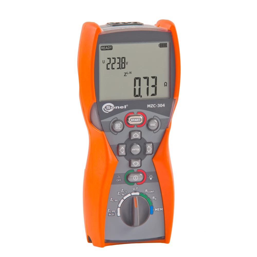 Sonel MZC-304F - Hurokimpedancia mérő