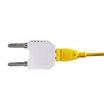 Peaktech TA - 4 mm-es adapter K-típusú hőelemekhez Peaktech TA - 4 mm-es adapter K-típusú hőelemekhez
