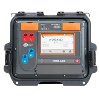 Sonel MMR-640 Microohm mérő 1μΩ … 1999.9Ω