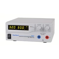 Peaktech 1560 - Kapcsolóüzemű labortápegység, 1 - 32 V / 0 - 30 A DC