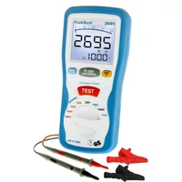 Peaktech 2695 - Digitális szigetelési ellenállásmérő, 1000 V, 4000 MΩ