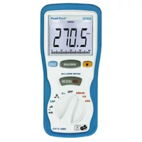Peaktech 2705 - Digitális milliohm mérő, 3 ¾ digit, 1 mΩ … 40 Ω