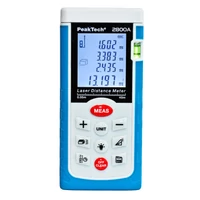 Peaktech 2800A - Lézeres távolságmérő, terület és térfogat számítás