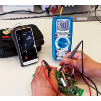 Peaktech 3442, Digitális multiméter, Pontosság: 0,9%, 1kV, 60MOhm, TrueRMS, Bluetooth