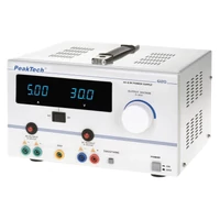 Peaktech 6120 - AC/DC labortápegység 0 - 30 V / 5 A