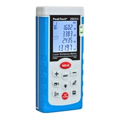 Peaktech 2800A - Lézeres távolságmérő, terület és térfogat számítás