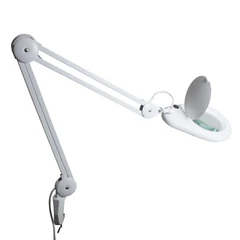 LED-es nagyítóslámpa, asztallapra szerelhető, 3 dioptria