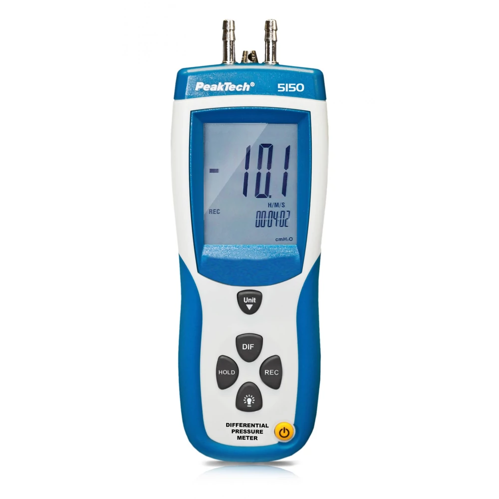 Peaktech 5150 - Differenciálnyomás mérő, USB