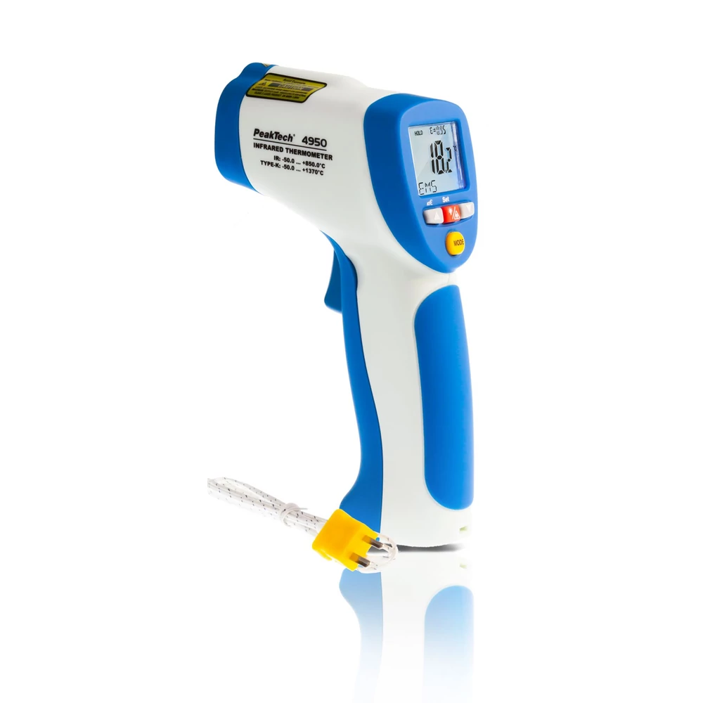 Peaktech 4950 - Infra hőmérő és hőmérő, -50 ... + 850°C