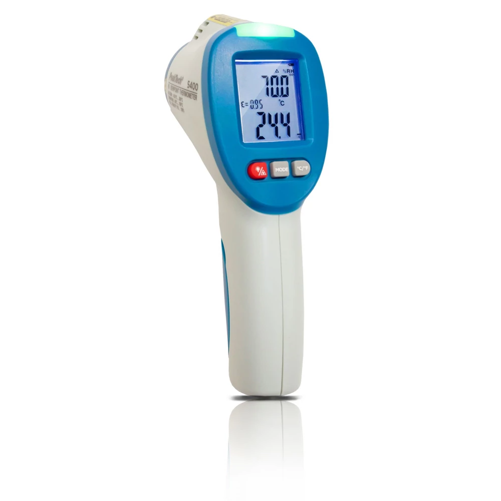 Peaktech 5400 - Infra hőmérő és harmatpont mérő, kettős lézeres irányzék, -50 … +260°C