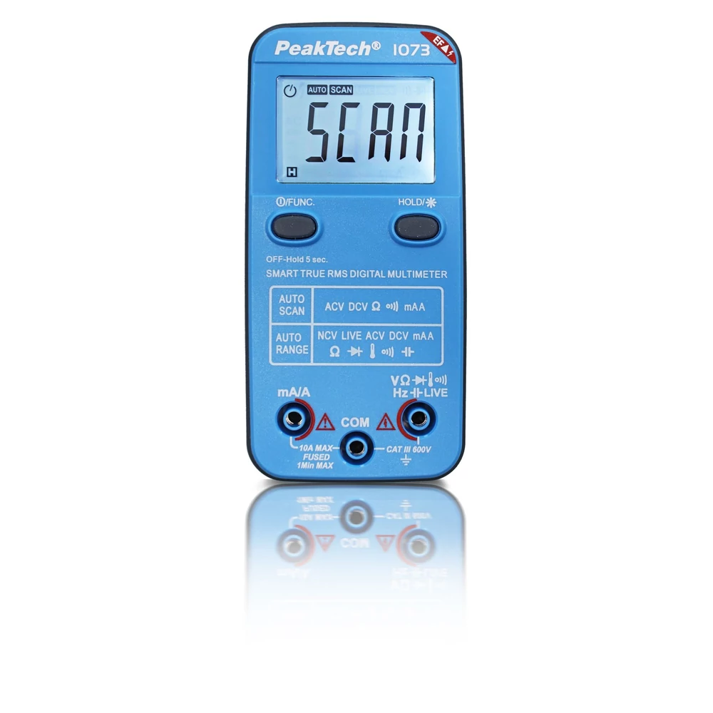 Peaktech 1073, Digitális multiméter, Pontosság: 0,5%, 600V, 40MOhm