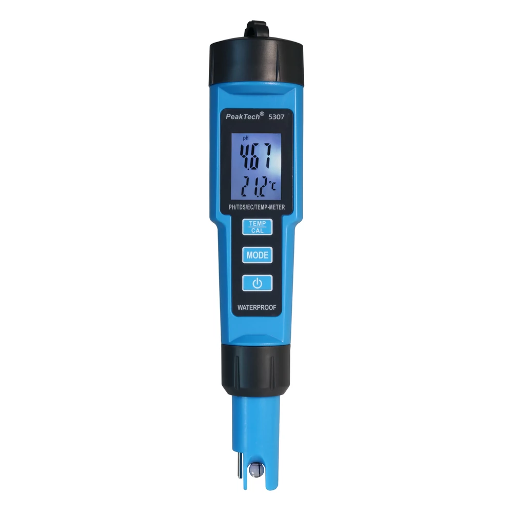 Peaktech 5307 - PH/EC/TDS/Hőmérséklet mérő