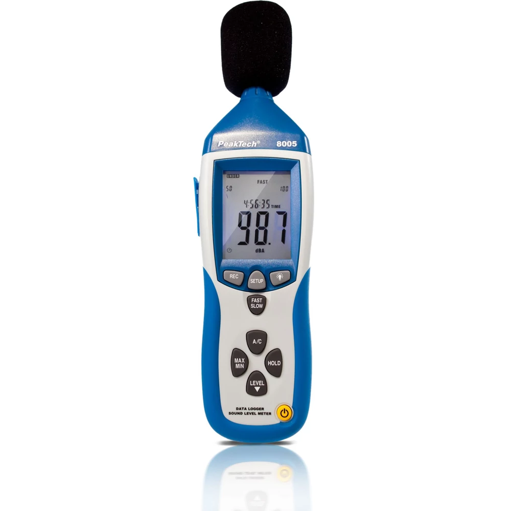 Peaktech 8005 - Professzionális zajszintmérő, adatgyűjtő