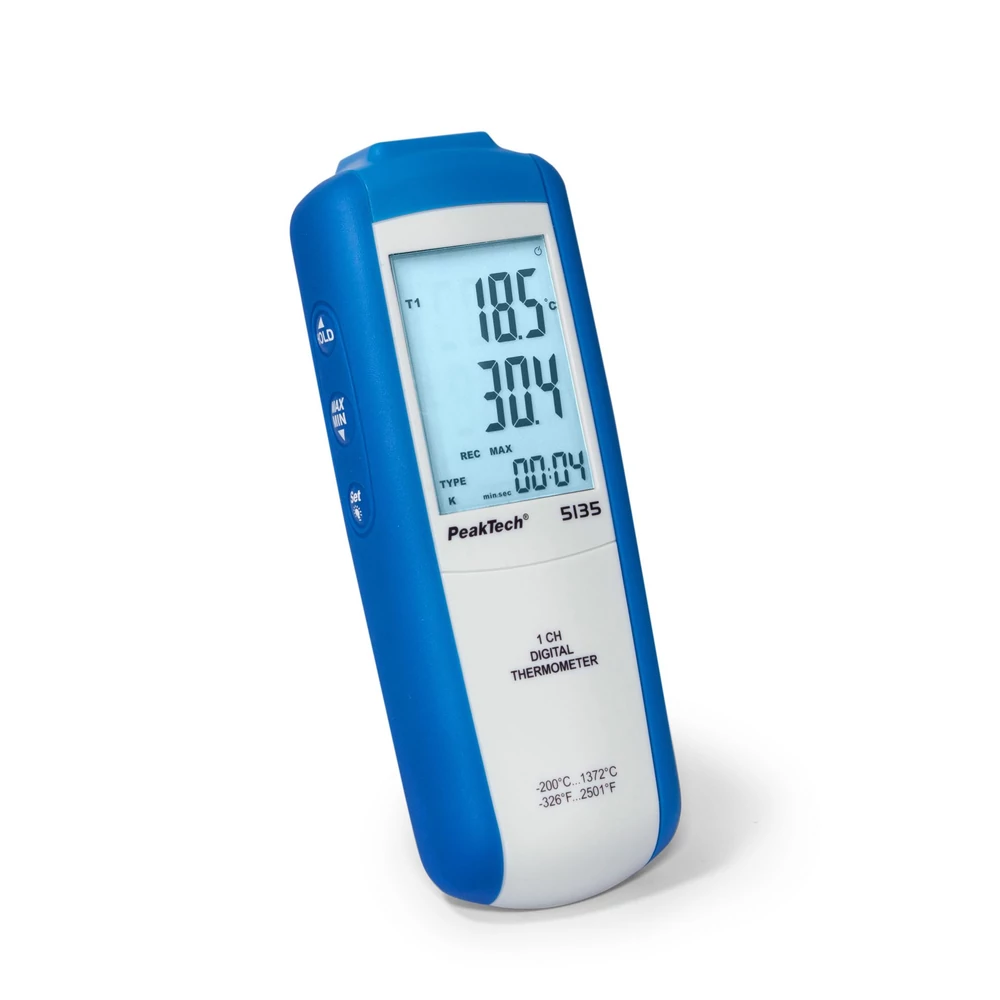 Peaktech 5135 - Digitális hőmérő, 1 CH