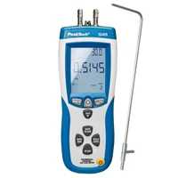 Peaktech 5145 - Professzionális differenciálnyomás mérő és Légáramlásmérő, USB