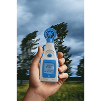 Peaktech 5170 - Digitális légsebesség mérő műszer, 3 5/6 digit