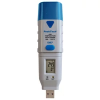 Peaktech 5187 - Hőmérséklet adatgyűjtő