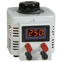 Szabályozható toroid transzformátor, digitális, 0…250 V / 500 W, McPower V-2000 LED
