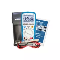 Peaktech 3360, Digitális multiméter, Pontosság: 0,06%, 1kV, 40MOhm, TrueRMS, IP67