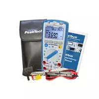 Peaktech 3690, Digitális multiméter, Pontosság: 1,0%, 600V, 40MOhm, °C, %RH, Lux, dB