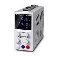 Peaktech 6080A - Digitális labortápegység, 0 - 15 V / 0 - 3 A DC