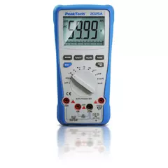 Peaktech 2025A, Digitális multiméter, Pontosság: 0,5%, 1kV, 60MOhm, TrueRMS, USB