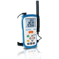 Peaktech 5090 - Infra hőmérő és páratartalom mérő
