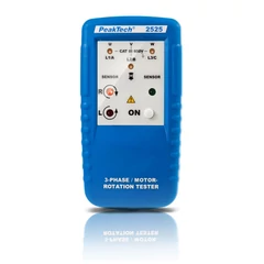 Peaktech 2525 - 3 fázisú motor forgásirányjelző, LED