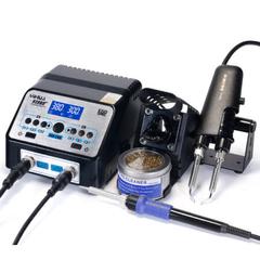 YIHUA 938BD+ forrasztóállomás + SMD csipesz + pákahegy tisztító
