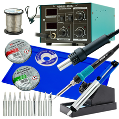 Yihua 852D+ KIT4 Forrasztóállomás készlet