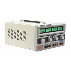 McPower Digi 302-05 - Laboratóriumi tápegység 2 x 0 - 30 V / 0 - 5 A, 1x 5 V / 3 A