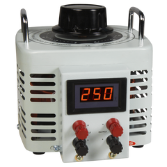 Szabályozható toroid transzformátor, digitális, 0…250 V / 2000 W, McPower V-8000 LED