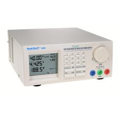Peaktech 1885 - Kapcsolóüzemű DC tápegység, 1 - 40 V / 0 - 5 A DC, RS-232C, RS-485