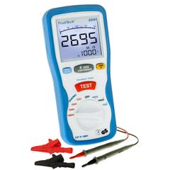 Peaktech 2695 - Digitális szigetelési ellenállásmérő, 1000 V, 4000 MΩ