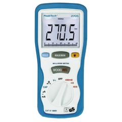 Peaktech 2705 - Digitális milliohm mérő, 3 ¾ digit, 1 mΩ … 40 Ω