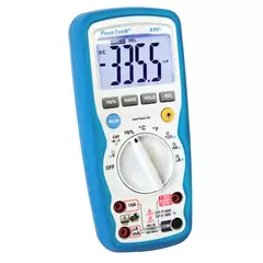 Peaktech 3355, Digitális multiméter, Pontosság: 0,5%, 1kV, 40MOhm, IP67