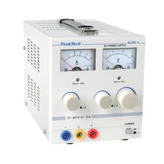 Peaktech 6015A - Analóg tápegység, 0 - 30 V / 0 - 5 A DC