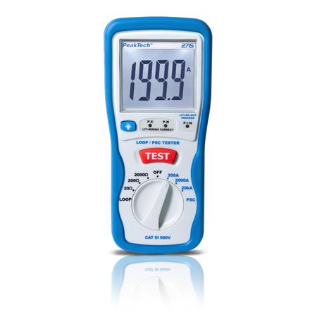 Peaktech 2715 Hurokimpedancia mérő